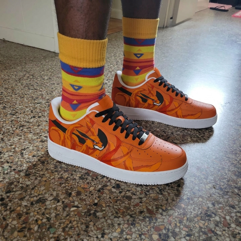 Akatsuki Itachi Uchiha V.3 Custom Court-Low Sneakers photo review