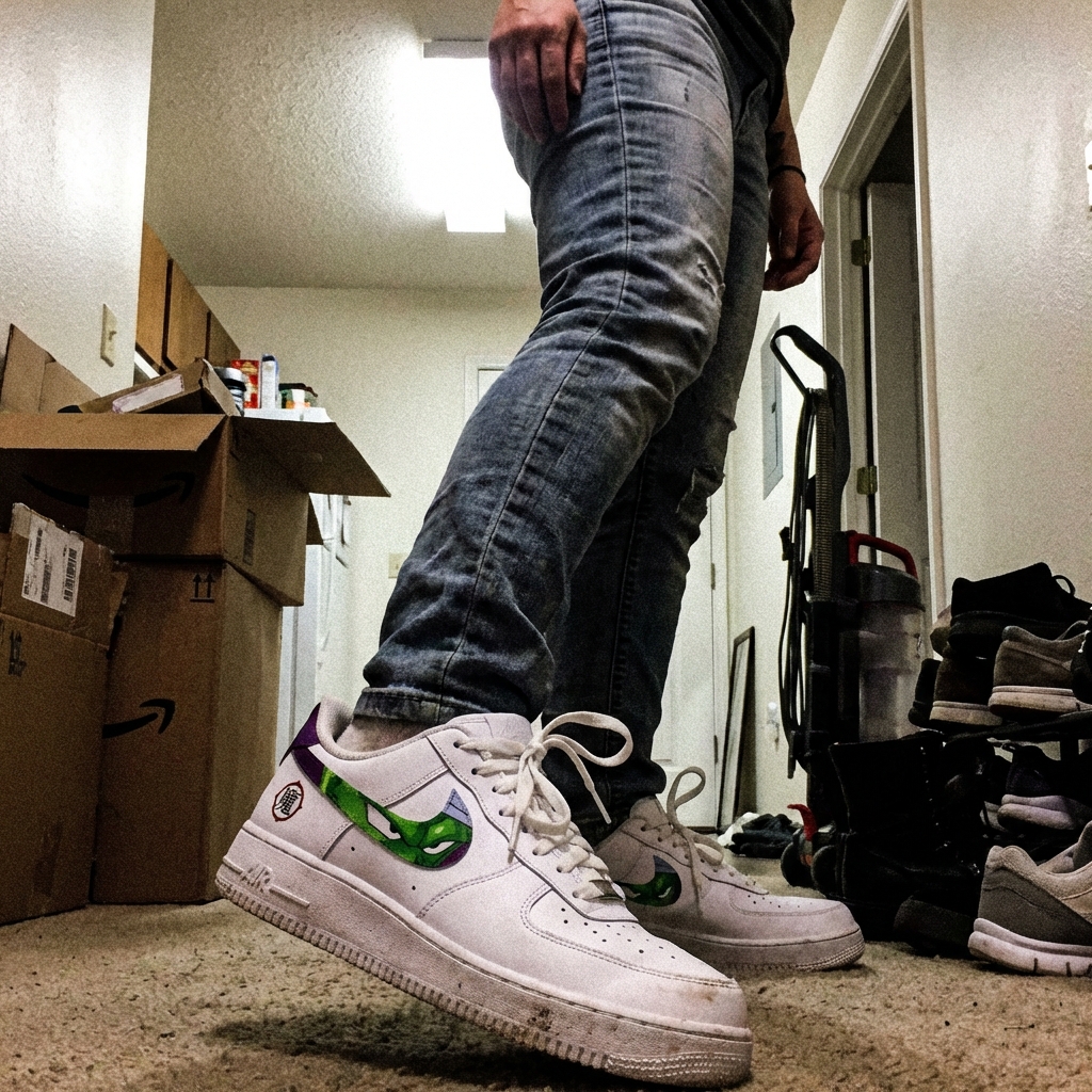 Akatsuki Itachi Uchiha V.3 Custom Court-Low Sneakers photo review