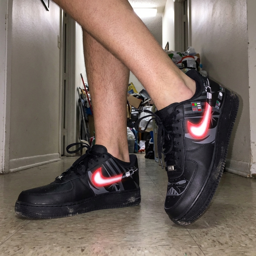Akatsuki Itachi Uchiha V.3 Custom Court-Low Sneakers photo review