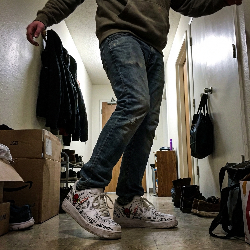 Akatsuki Itachi Uchiha V.3 Custom Court-Low Sneakers photo review