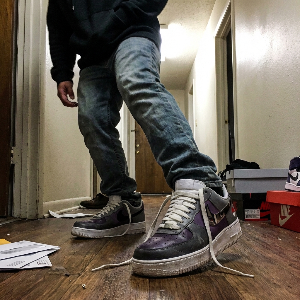 Akatsuki Itachi Uchiha V.3 Custom Court-Low Sneakers photo review