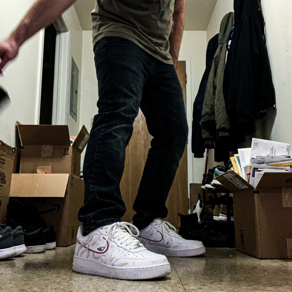 Akatsuki Itachi Uchiha V.3 Custom Court-Low Sneakers photo review