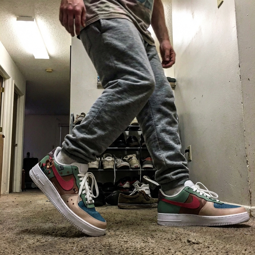 Akatsuki Itachi Uchiha V.3 Custom Court-Low Sneakers photo review