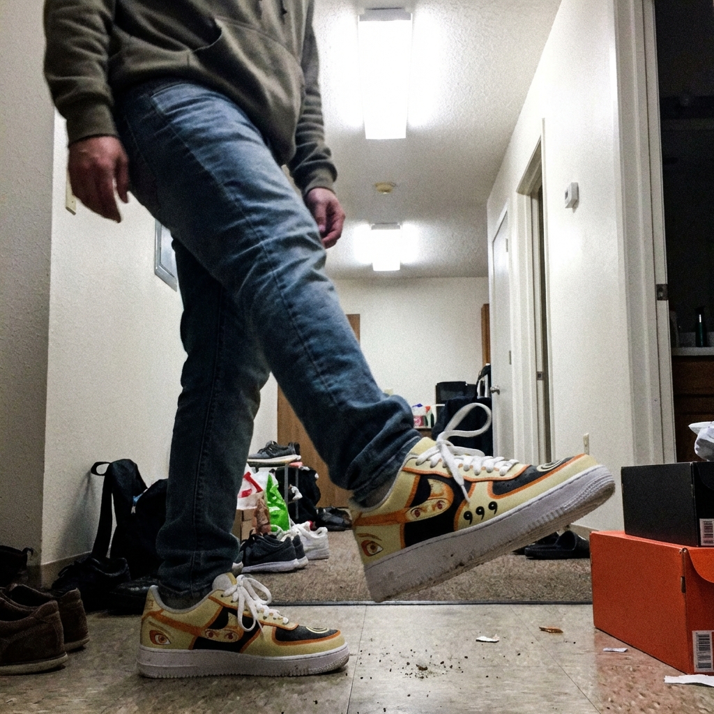 Akatsuki Itachi Uchiha V.3 Custom Court-Low Sneakers photo review