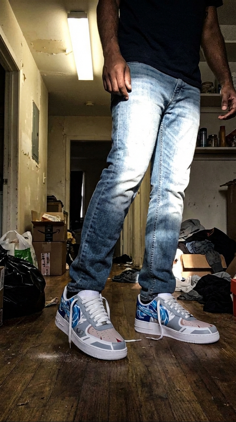 Akatsuki Itachi Uchiha V.3 Custom Court-Low Sneakers photo review