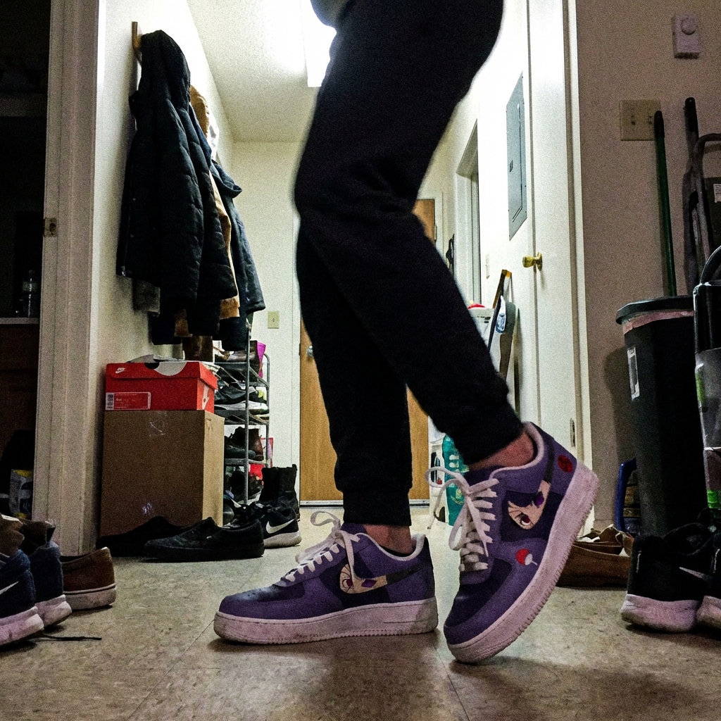 Akatsuki Itachi Uchiha V.3 Custom Court-Low Sneakers photo review