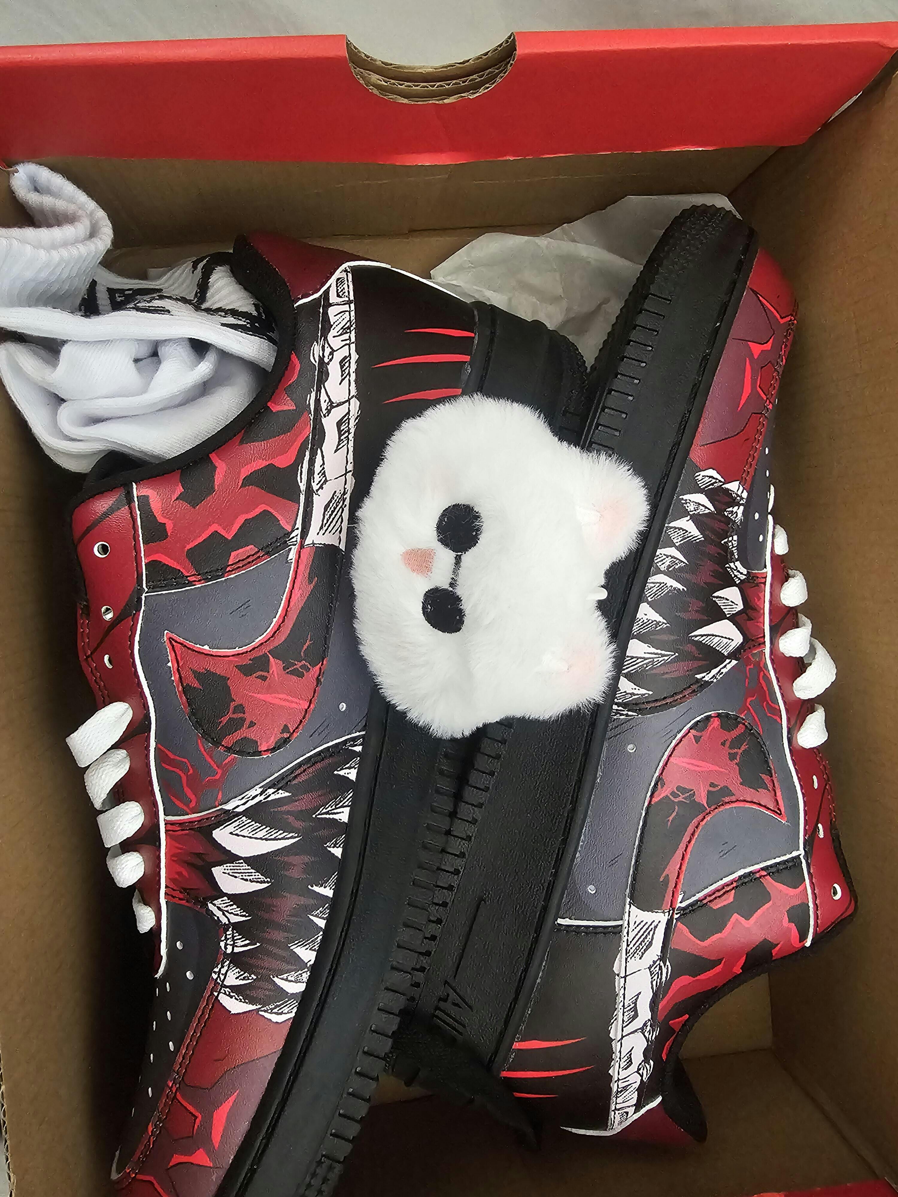 Akatsuki Itachi Uchiha V.3 Custom Court-Low Sneakers photo review
