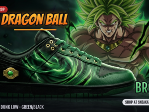 Broly Custom Dunk Low Sneakers