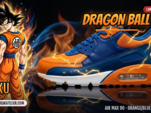 Goku Custom Air Max 90 Sneakers