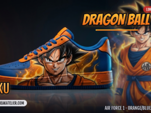Goku Custom Air Force 1 Sneakers