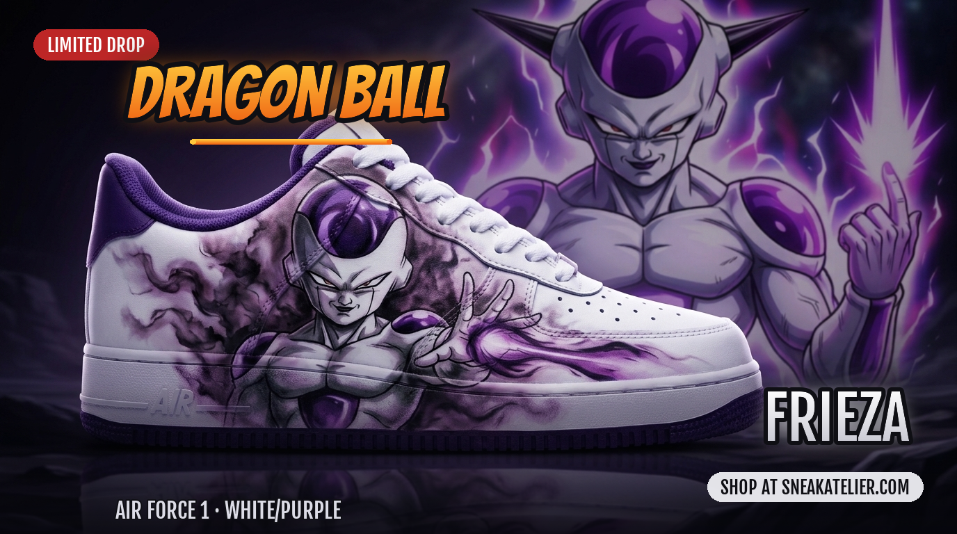 Frieza Custom Air Force 1 Sneakers Frieza Custom Air Force 1 Sneakers