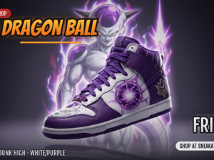 Frieza Custom Dunk High Sneakers