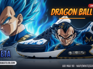 Vegeta Custom Air Max 90 Sneakers