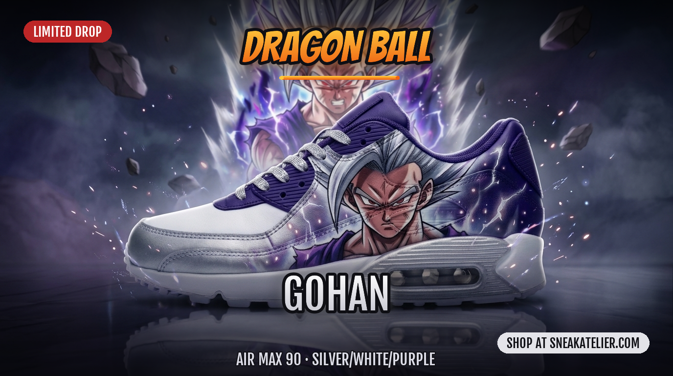Gohan Custom Air Max 90 Sneakers Gohan Custom Air Max 90 Sneakers