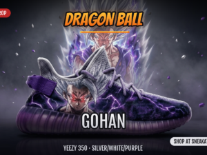Gohan Custom Yeezy 350 Sneakers