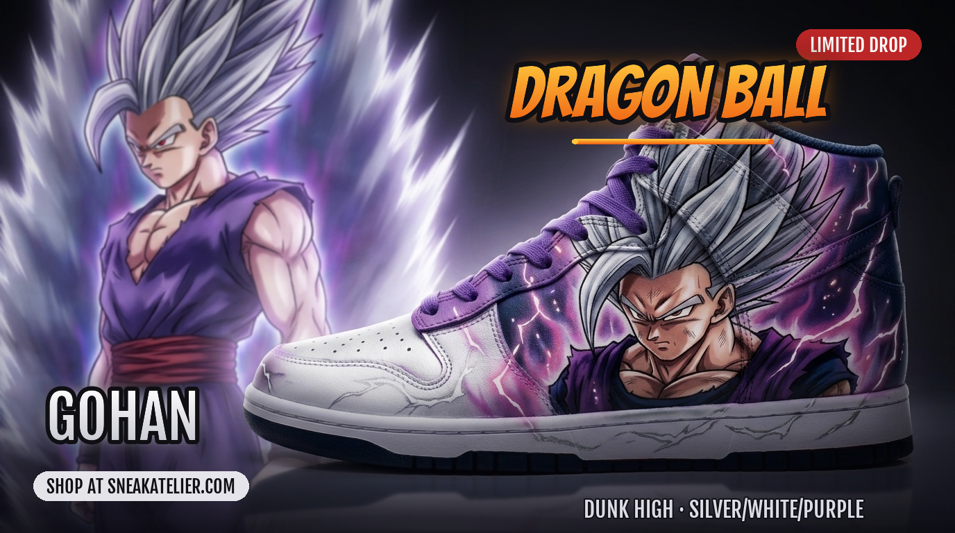 Gohan Custom Dunk High Sneakers Gohan Custom Dunk High Sneakers