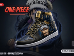 Law Custom AJ1 High Sneakers