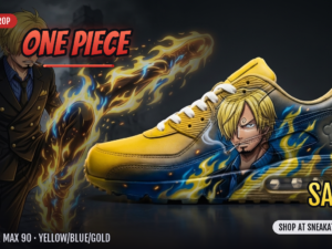 Sanji Custom Air Max 90 Sneakers