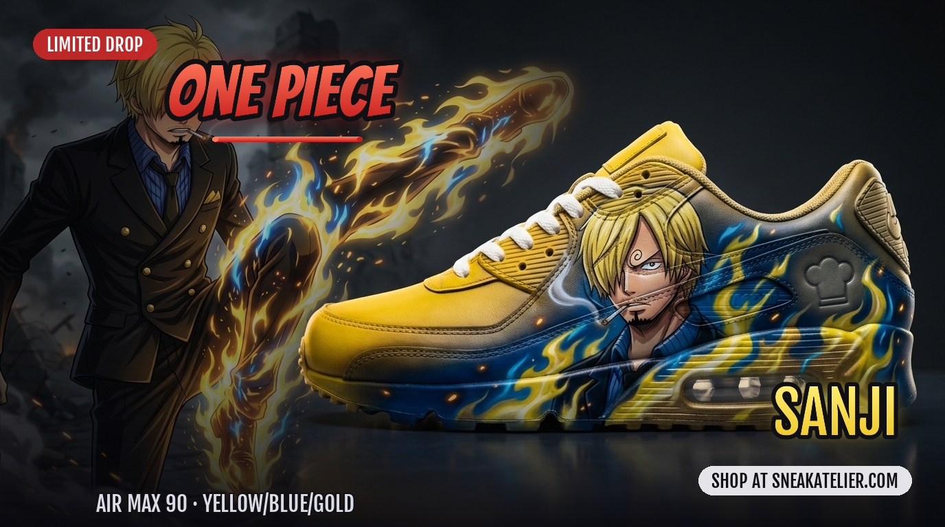 Sanji Custom Air Max 90 Sneakers Sanji Custom Air Max 90 Sneakers