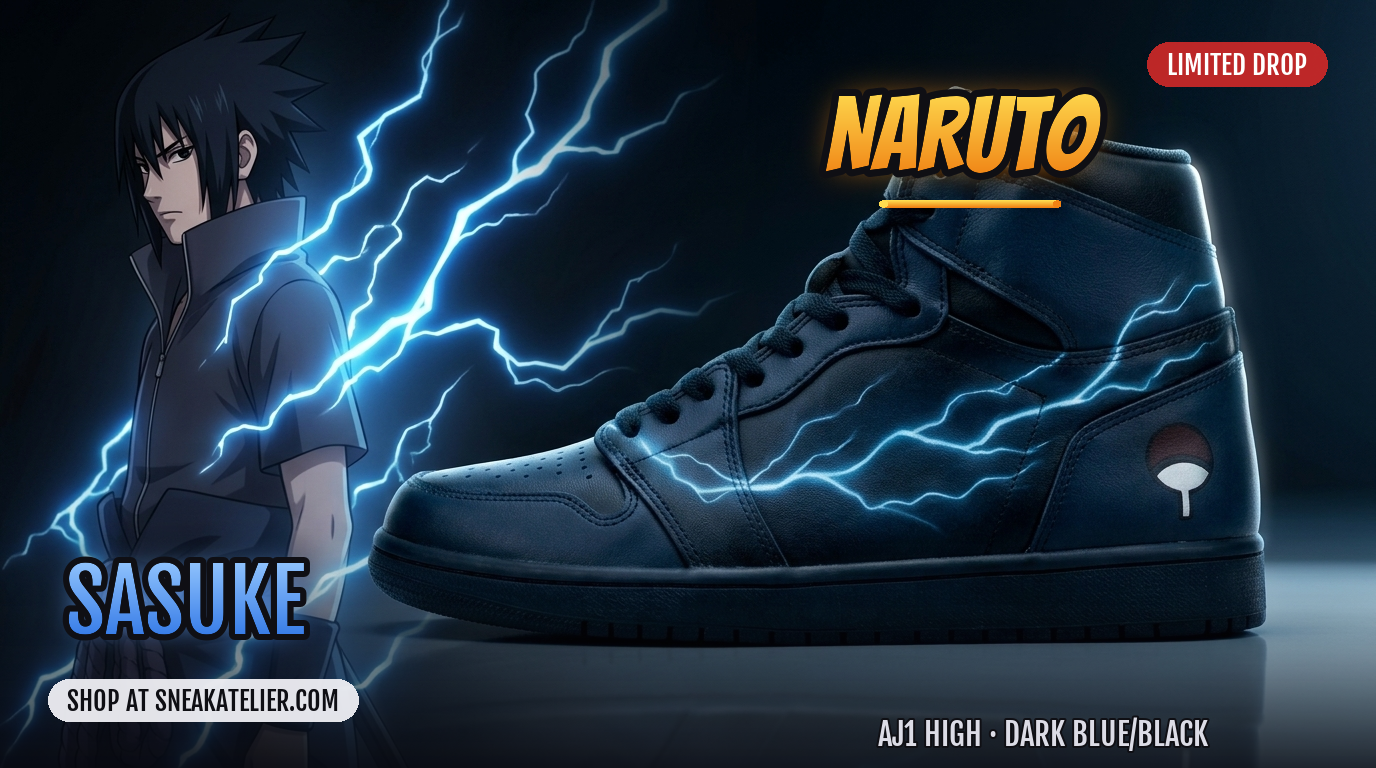 Sasuke Custom AJ1 High Sneakers Sasuke Custom AJ1 High Sneakers