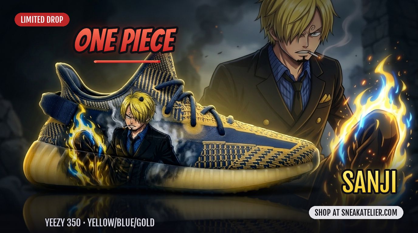 Sanji Custom Yeezy 350 Sneakers Sanji Custom Yeezy 350 Sneakers
