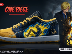 Sanji Custom AJ1 Low Sneakers