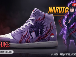 Sasuke Custom AJ1 High Sneakers