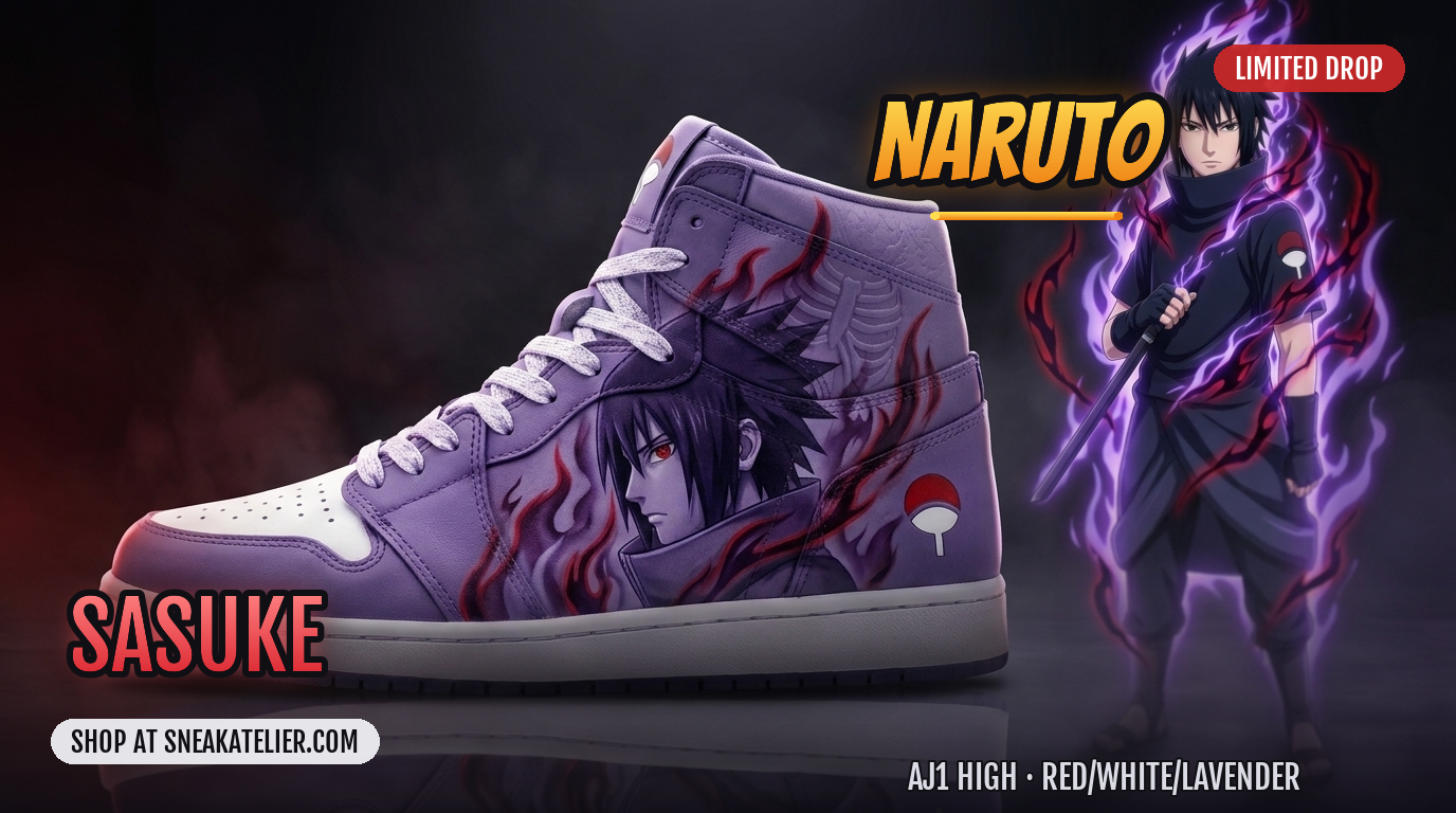 Sasuke Custom AJ1 High Sneakers Sasuke Custom AJ1 High Sneakers