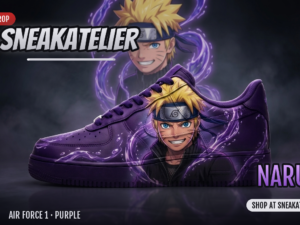 Naruto Custom Air Force 1 Sneakers