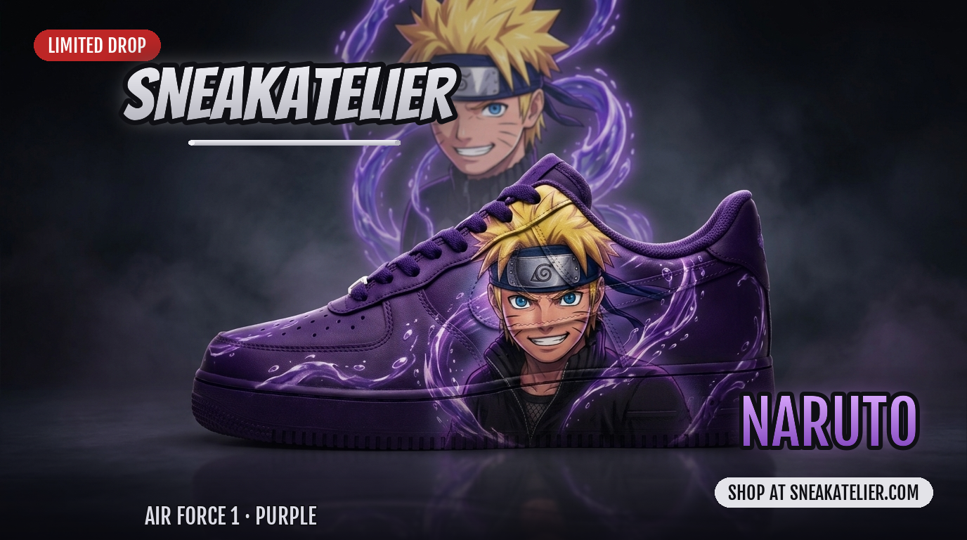 Naruto Custom Air Force 1 Sneakers Naruto Custom Air Force 1 Sneakers