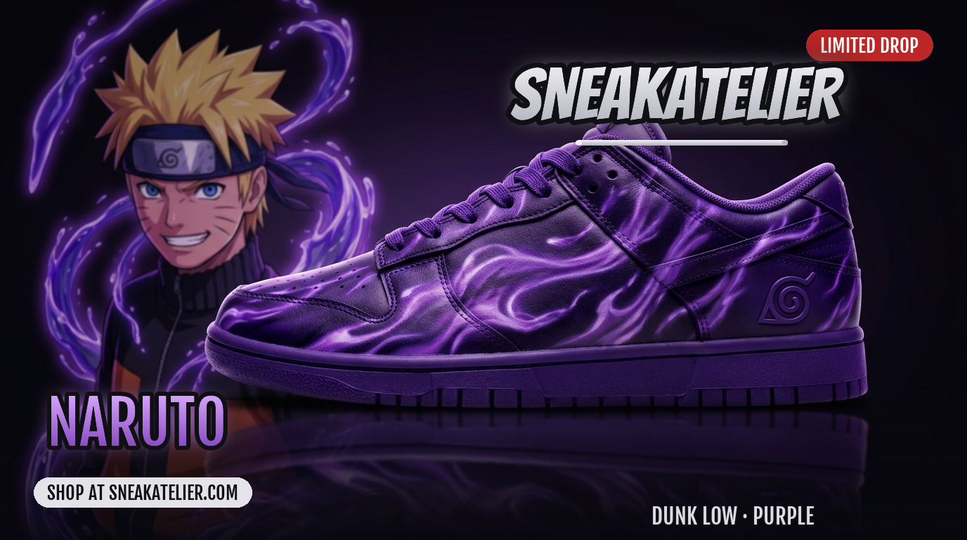 Naruto Custom Dunk Low Sneakers Naruto Custom Dunk Low Sneakers