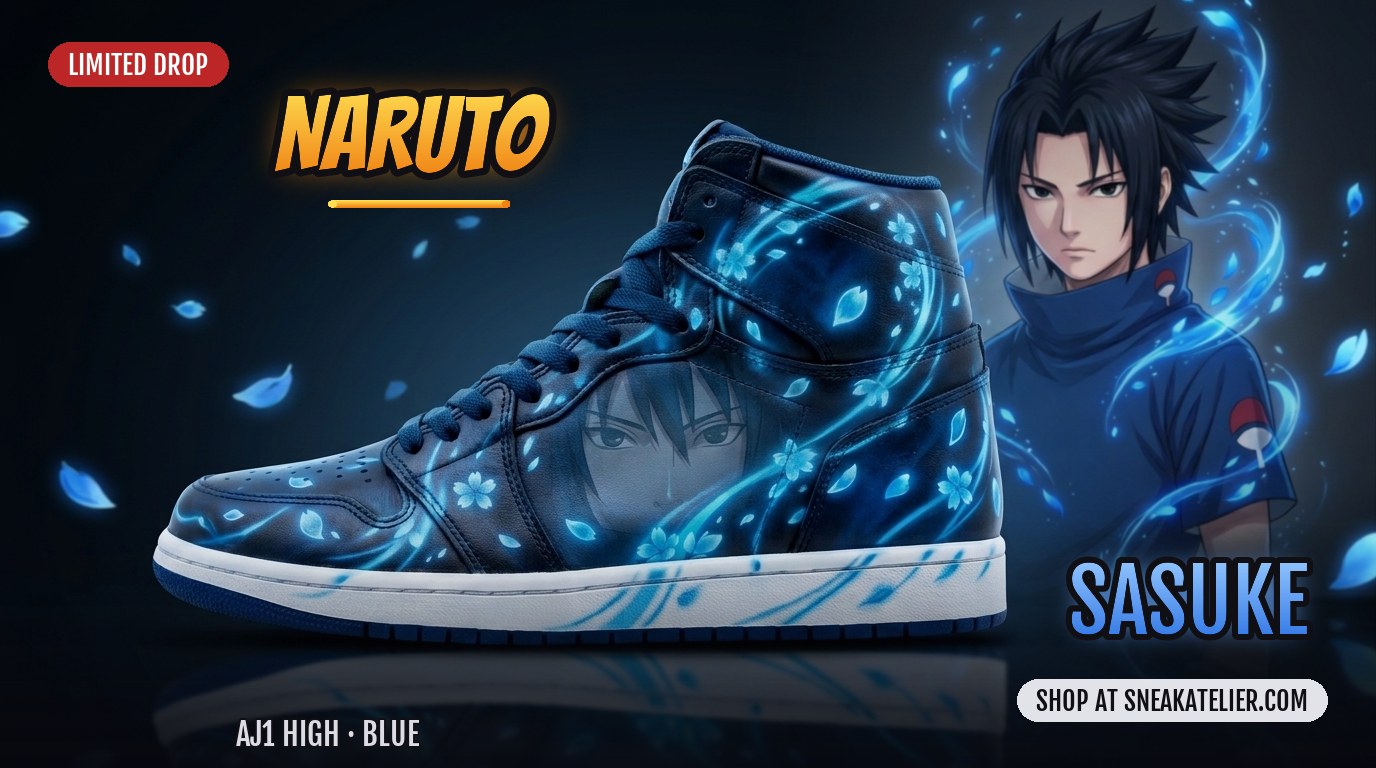 Sasuke Custom AJ1 High Sneakers Sasuke Custom AJ1 High Sneakers
