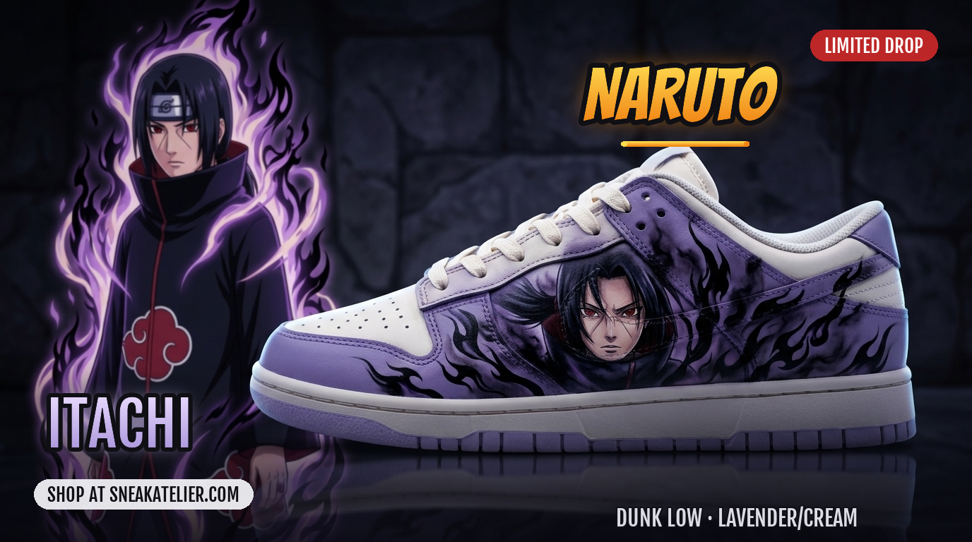 Itachi Custom Dunk Low Sneakers Itachi Custom Dunk Low Sneakers