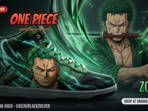 Zoro Custom Dunk High Sneakers