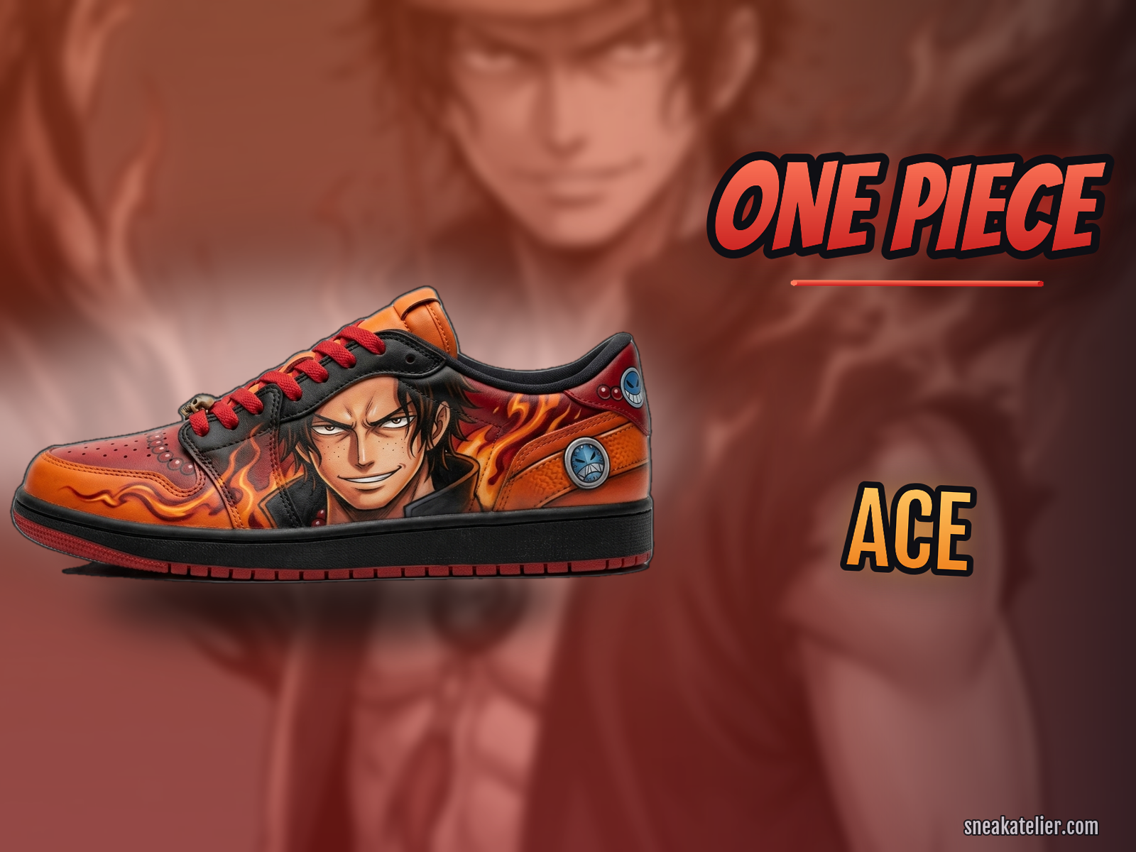 Ace Custom AJ1 Low Sneakers Ace Custom AJ1 Low Sneakers
