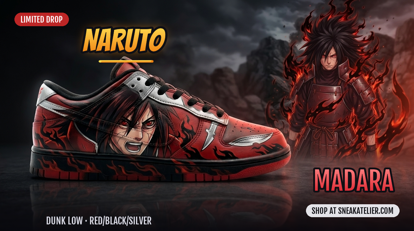 Madara Custom Dunk Low Sneakers Madara Custom Dunk Low Sneakers